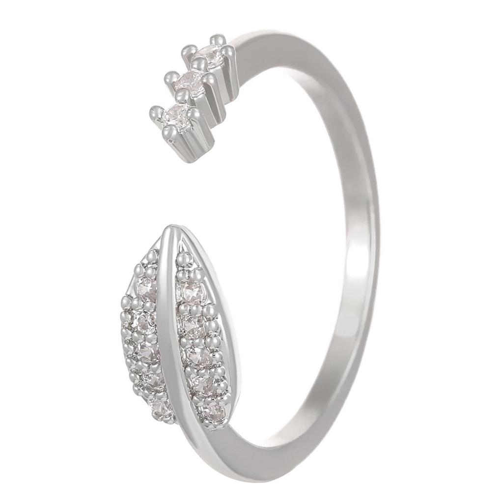 High-End Cross-Border Fashion Bow Ring for Women - European & American Style Open Index Finger Accessory