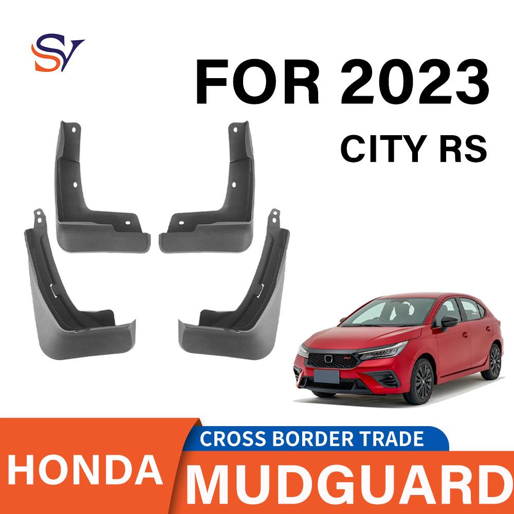 2023 Honda Fit City RS Tire Mudguards: Soft Rubber Front & Rear 350x320x200 mm