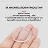 Compound Bows Scope Sight Resin High Definition Lens High Hardness Resin Magnifier Lens For Outdoor Observation