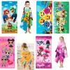 Boys Girls Pokemon Bath Towels Microfiber Beach Pool Swim Towel