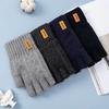 Winter Warm Fingerless Gloves Thicken Touchscreen Gloves New Knitted Gloves  For Men Women Gifts