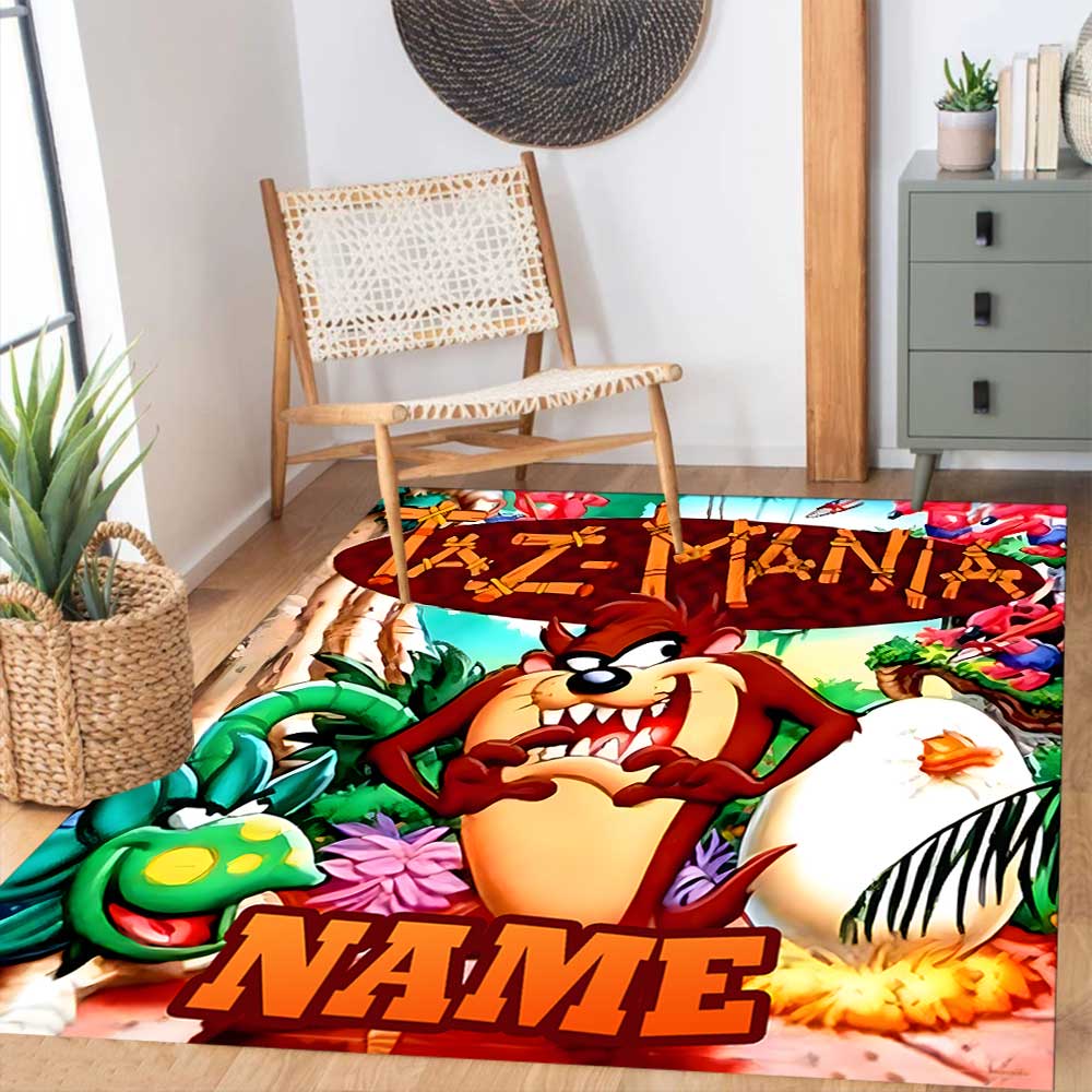 Warner Bros. Film (3) Personalizza il tuo tappeto con nome, cuscino per sedia da ufficio, regalo per camera da letto, soggiorno di casa.