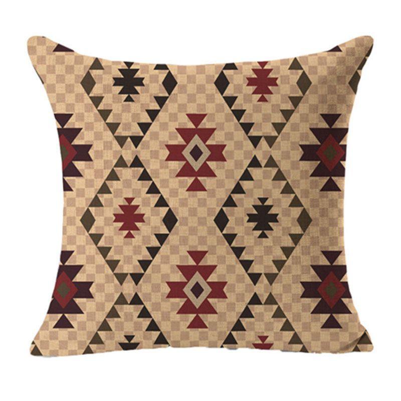 Luxurious Resistant Scatter Waist Throw Pillow Case With Timeless Geometric Design