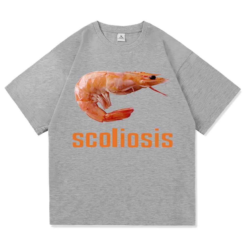 Youre Telling Me A Shrimp Fried This Rice T Shirt Unisex Women Oversized Funny Scoliosis Funny Shrimp Meme Vintage Tees