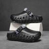 Men's New Eva Hollow-Out Soft Thick-Soled Comfortable Functional Casual Fashion Clogs, Suitable for Home,