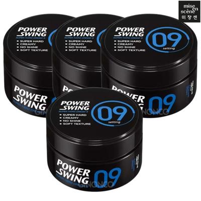 Mise-en-scène Power Swing Super Hard Cream Wax 9, 80g, 4 Pieces