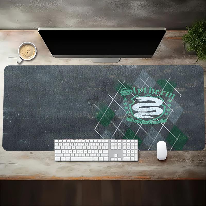 1pc Slytherin Hogwarts Snake Crest Computer Pad with Vibrant Print, Mouse Pads for Desk 032