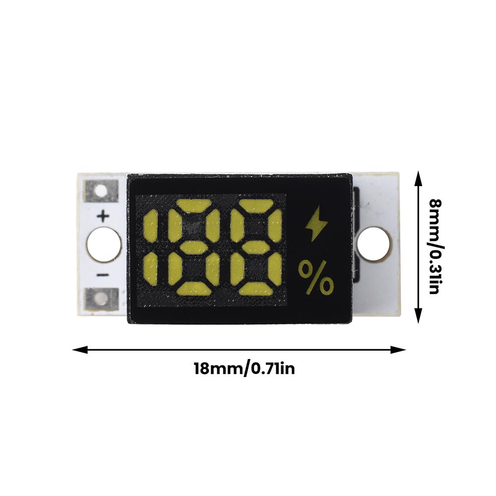 1S-4S Li-ion Lipo Lithium Battery Level Indicator Tester LED Digital Display Meter Module Battery Capacity Meter