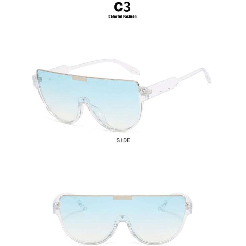 Women's Sunglasses, Large-frame One-piece Sunglasses, Men's and Women's Fashion Sunglasses.