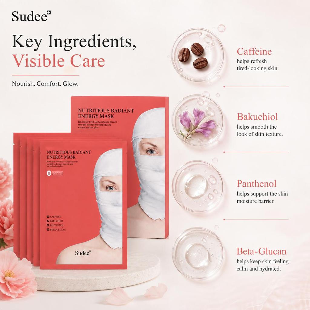 Sudee nutritious radiant energy mask 5ea