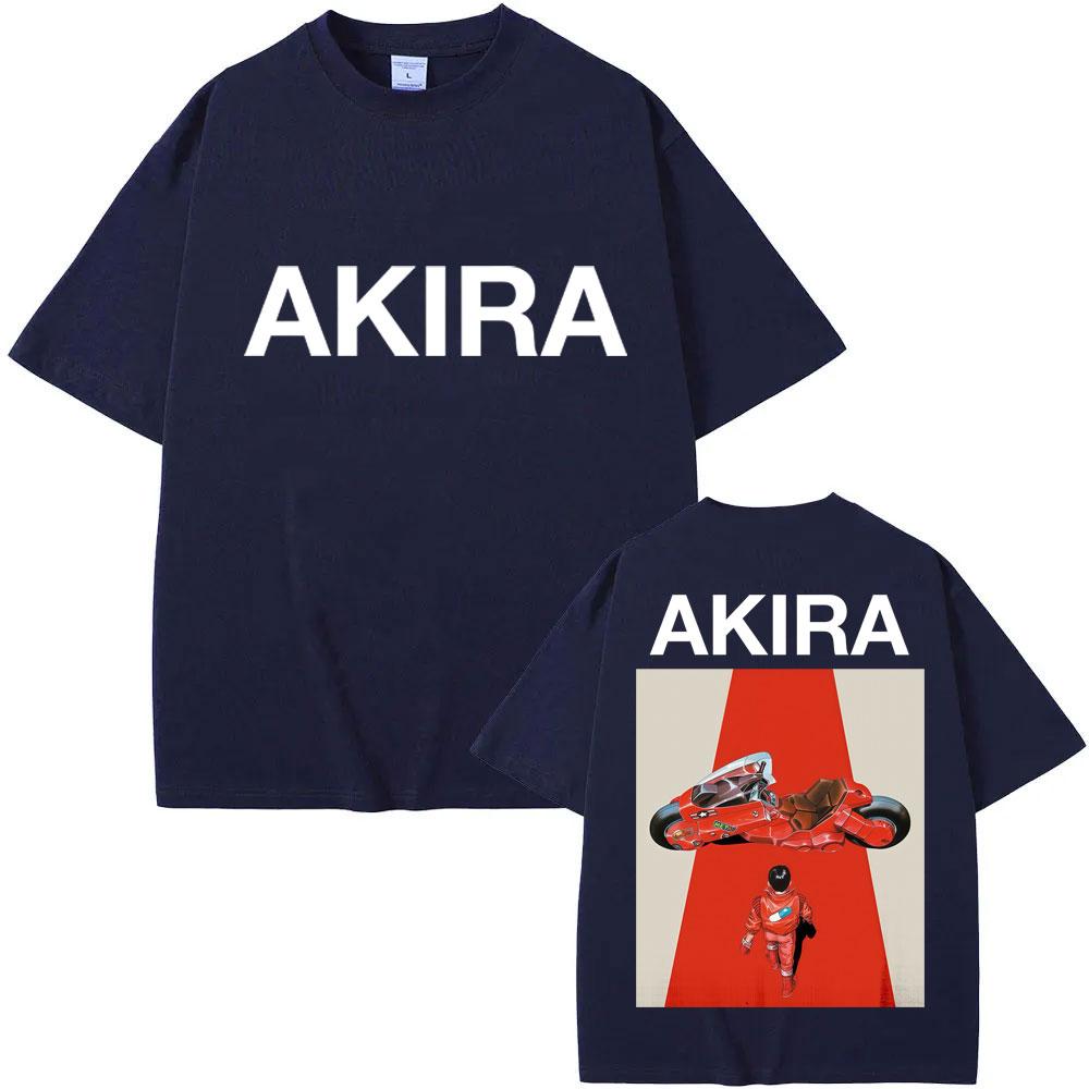 Anime Neo Tokyo Akira Tshirts Movie Science Fiction Harajuku Vintage Shotaro Kaneda T Shirt Unisex Women Oversized Cotton Tshirt