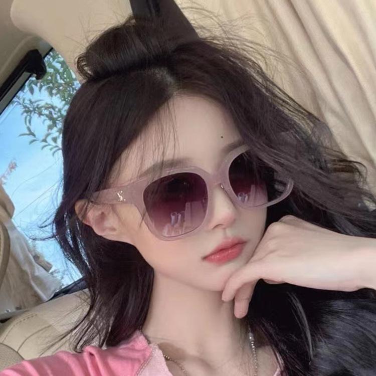 Ultraleichte strahlungsresistente quadratische Sonnenbrille, personalisierte trendige Brillenfassung mit dickem Rand, Hip-Hop für Männer und Frauen