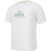 Letter Round Neck Breathable Quick-Dry Short Sleeve T-Shirt Men Tops Snow-White A11M427112F-WT