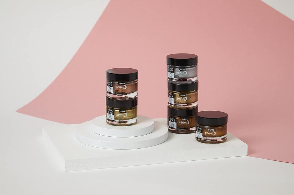 Pebeo Antique Metallic Decorative Oil-Based Gilding Wax (Paste Form) 30ml Silver 510