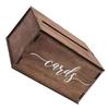 Wooden Card Box Storage Organizer for Wedding Letter Holder Vintage Envelope Money Box Keepsake Event