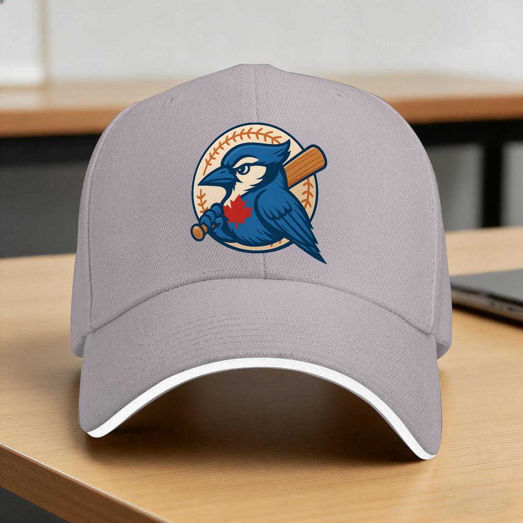 BlueJaysBird Wing Sun Baseball Cap Summer Couple Women  Print Hip Hop Hats Dropshipping Casual Tennis Skate Baseball Caps