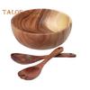 3Pcs/Set Salad Fork Set Comfortable Grip Eating Anti-deform Useful Japanese Style Bowl Spoon Utensil Daily Use