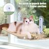 New Cat Hammock With Suction Cups Foldable Hammock Suspended Cat Nest Balcony Window Glass Adsorption Fixed Cat Bed