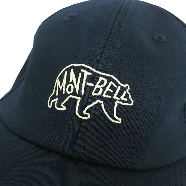 Und Auswaschbarer Stretch-Baumwoll-Glatte Kappe 2108211 [Montbell] Herren Damen Hut, (Marine (NV) /L)