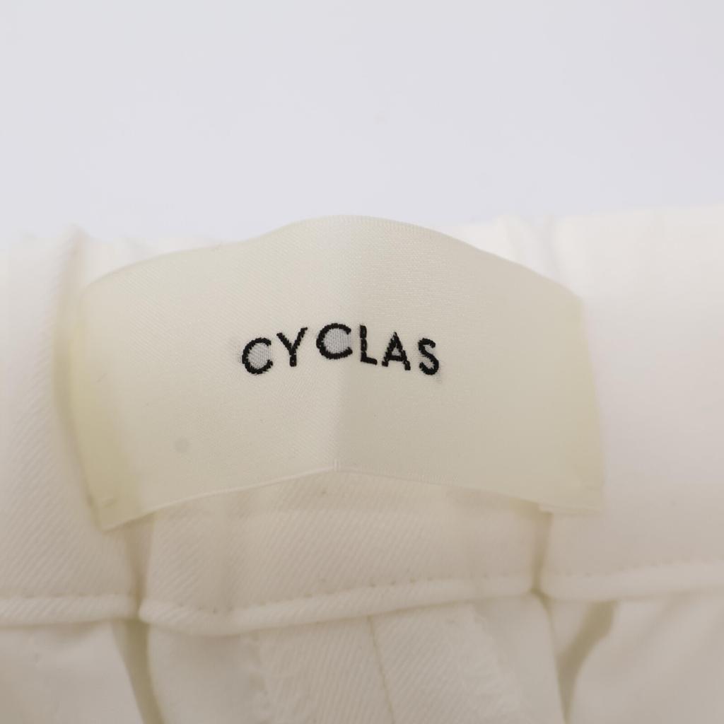 CYCLAS White Straight Pants Bottoms 34 whiteUsed
