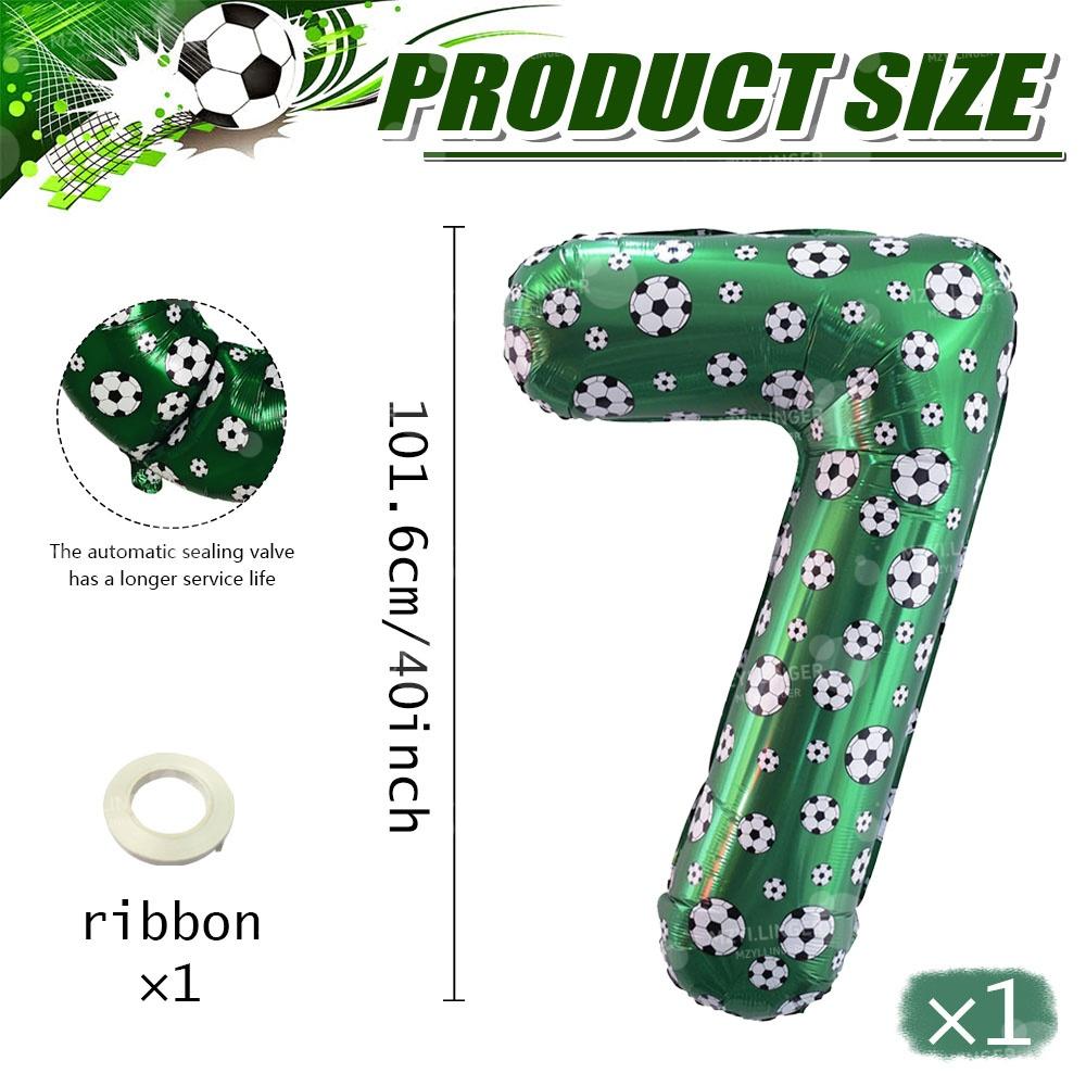 40inch Football Print Digital Balloon Football Print Birthday Party Decoration Competition Venue Layout Digital Balloon0-9