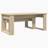 Coffee Table Set 2 Pcs Sonoma Oak Wood Based Material