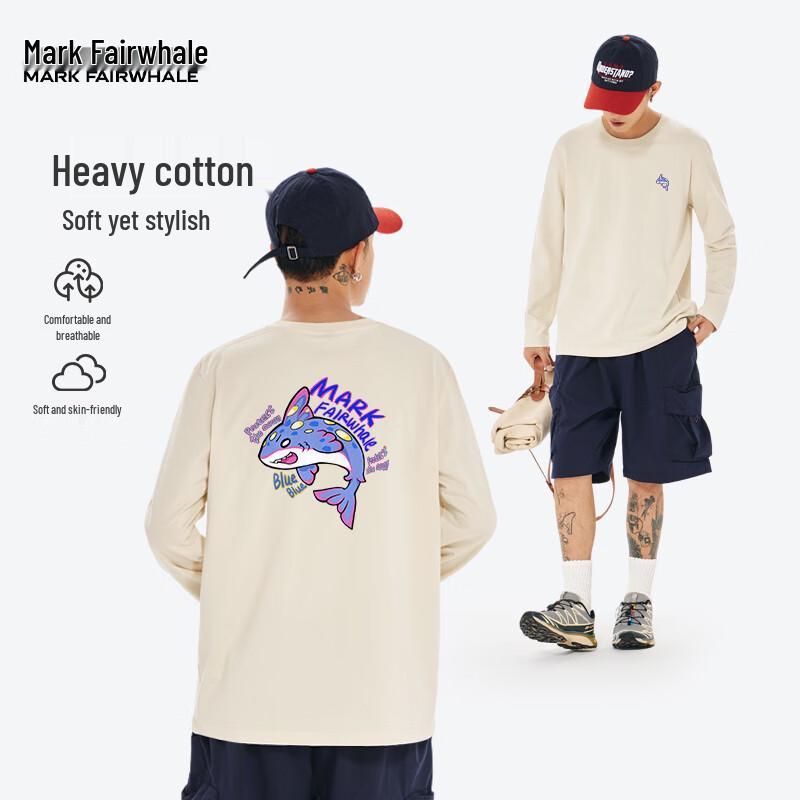 Mark Fairwhale Youth Long Sleeve Cotton T-shirt L