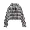 Ur Za Cos 2022 Autumn and Winter European and American Style New Women Houndstooth Short Suit Set 2010911 064