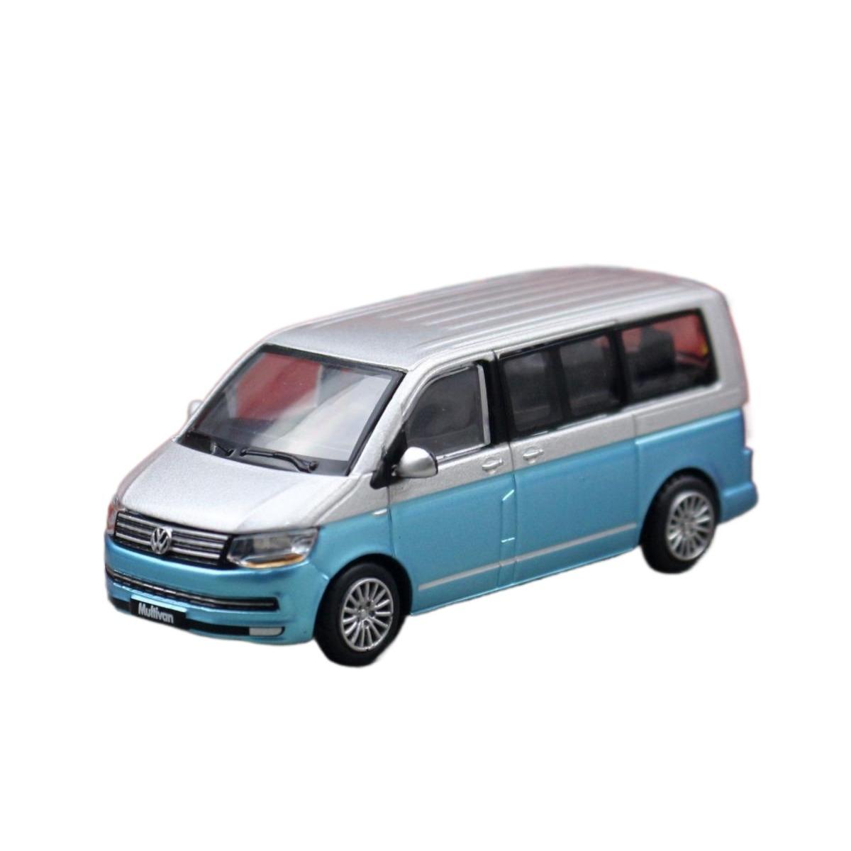 

1/64 Scale T6 Multivan MPV Van Miniature Model 1:64 Free Wheels Toy Car Vehicle Diecast Alloy Collection Gift for Boys Kid синій