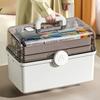 Super Large Capacity Pill Cases Organizer First Aid Kit Family Multilayer Box For Home Handle Medicine Storage Plastic Container