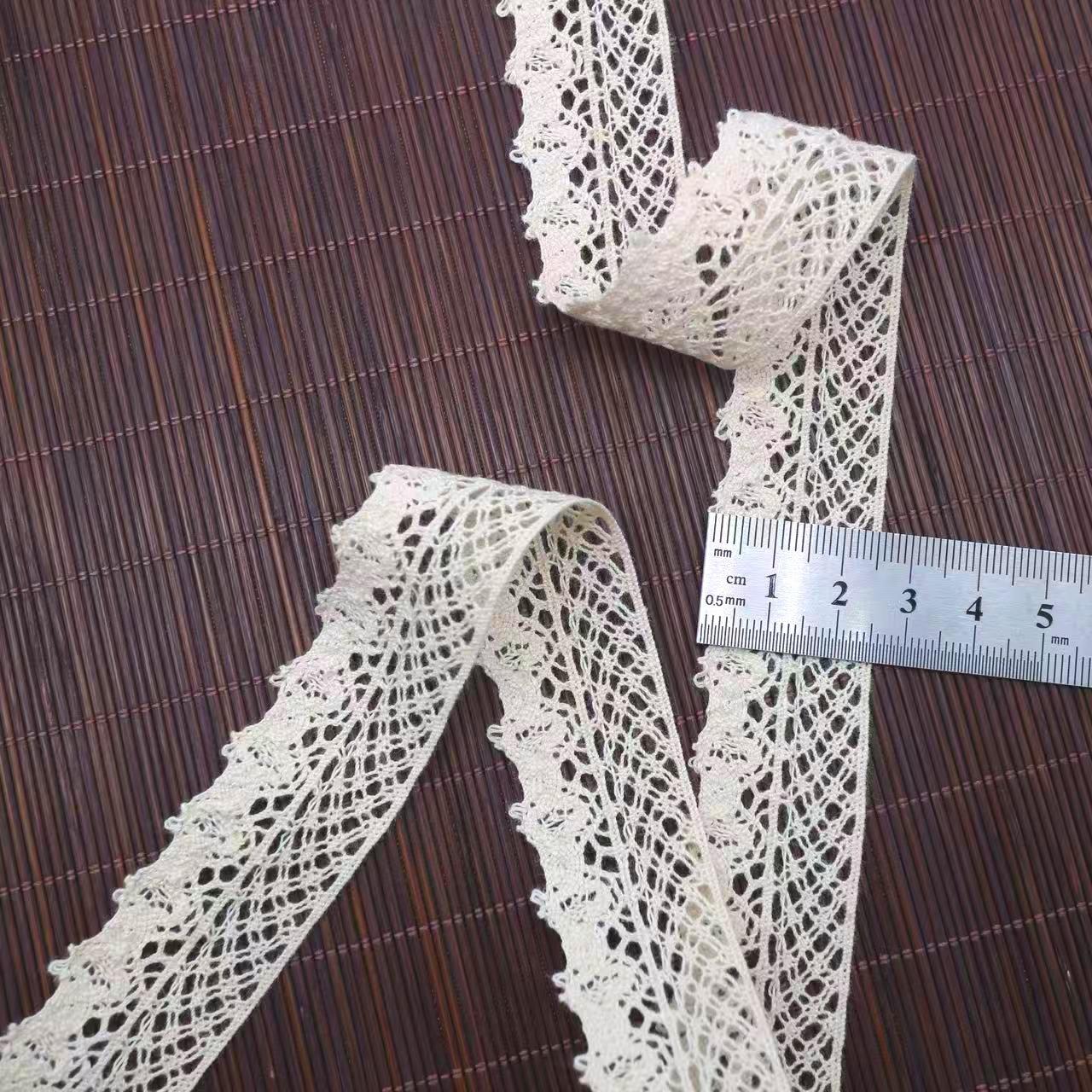 

Cotton Thread Rimmed Hemp Rope Handwoven Clothes Doll Material Embroidery Accessories Fabric Decorative Pattern W50527