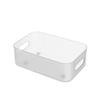 Plastic Storage Box with Lid - Ideal for Clothes, Snacks, and Sundries