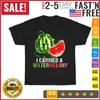 I Carried a Watermelon Vegan Watermelon Day Vintage T Shirt Mens Womens Tees Top Men Women Fashion