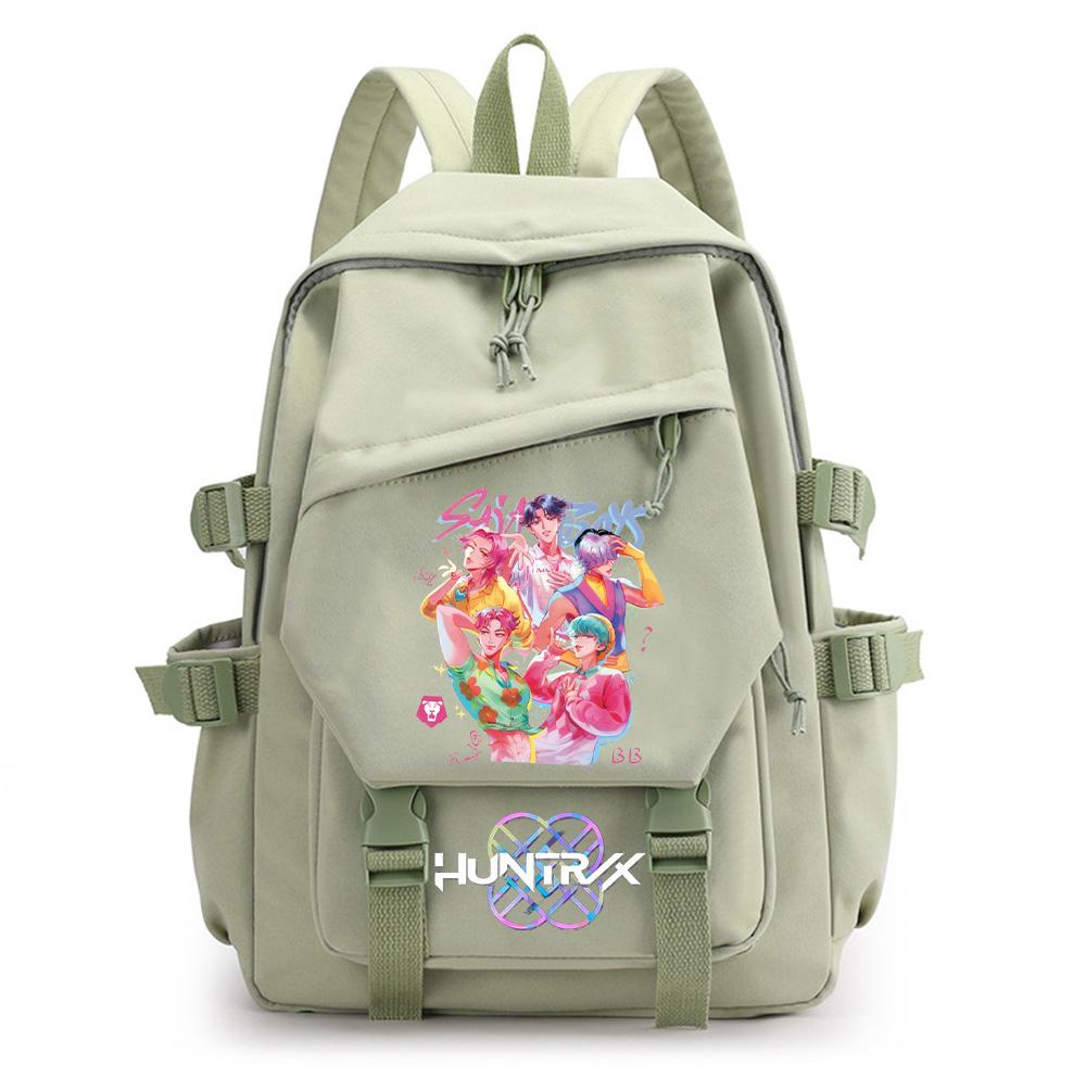Anime K-Pop Printed Waterproof Backpack for Teen Boy Gril Schoolbag Children Student Women Large Capacity Travel Bag Kid Gift Mochila