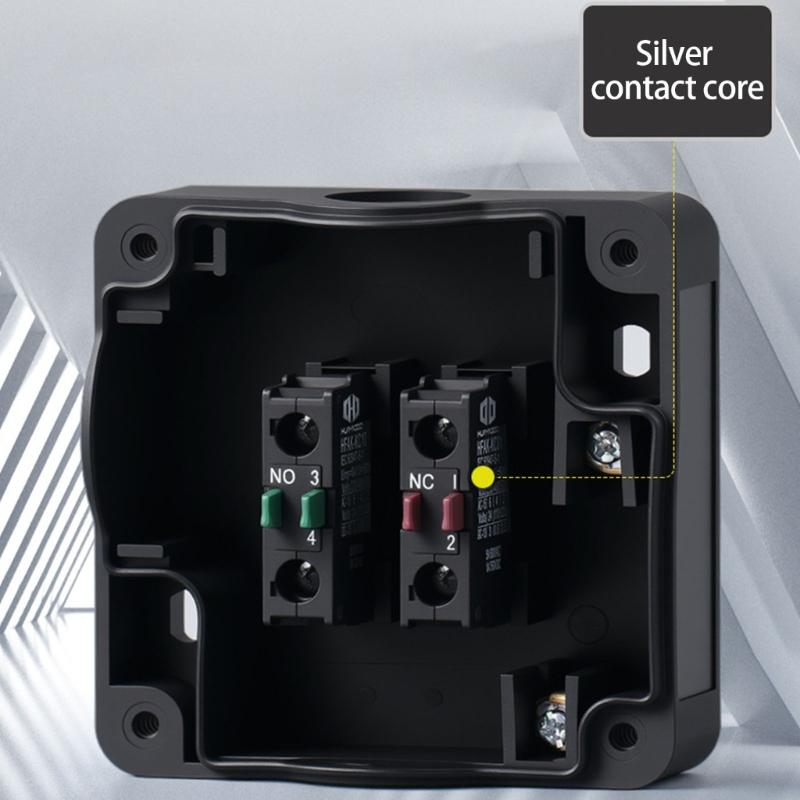 Resetting Spherical Mushroom Head Emergency Stop Button Switches Workshop Switches for Secure & Efficient Operations