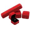 Portable Velvets Jewelry Box Protective Jewelry Display Container Soft Lining Accessories Holder for Women and Girls