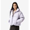 Li Ning Hot Pot Daunen Serie Wasserabweisende Stehkragen Buchstaben Print Warme Lässige Vielseitige Reißverschluss Kurze Winter Daunenjacke Damen Jacke AYMU478-4