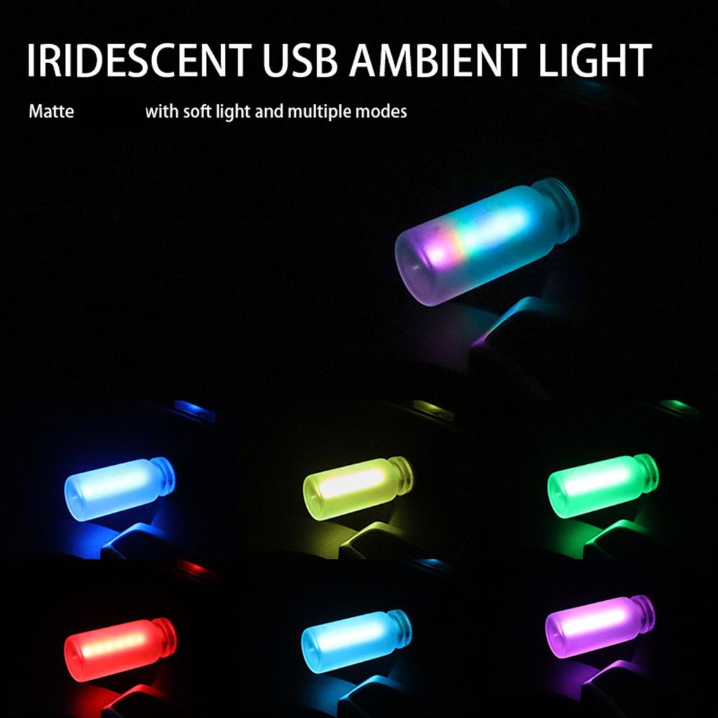 LED Frosted Glass Design Touch Control Ambience Light USB Power For Automotive and Indoor Decor Lighting Solution