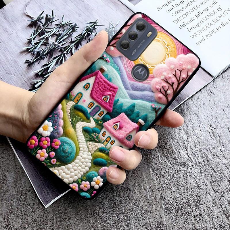 

Phone Case For Moto G85 G55 G05 G14 G75 G31 G50 G10 G20 G30 G60 G13 G32 G84 G54 G53 G72 G24 Power France Art Tree Sceneary Moto G72