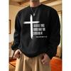 Men's Round-Neck Long-Sleeved Sweatshirt, Suitable for Daily Wear, Lightweight Sweatshirts, Outerwear for Fall and Winter Seasons