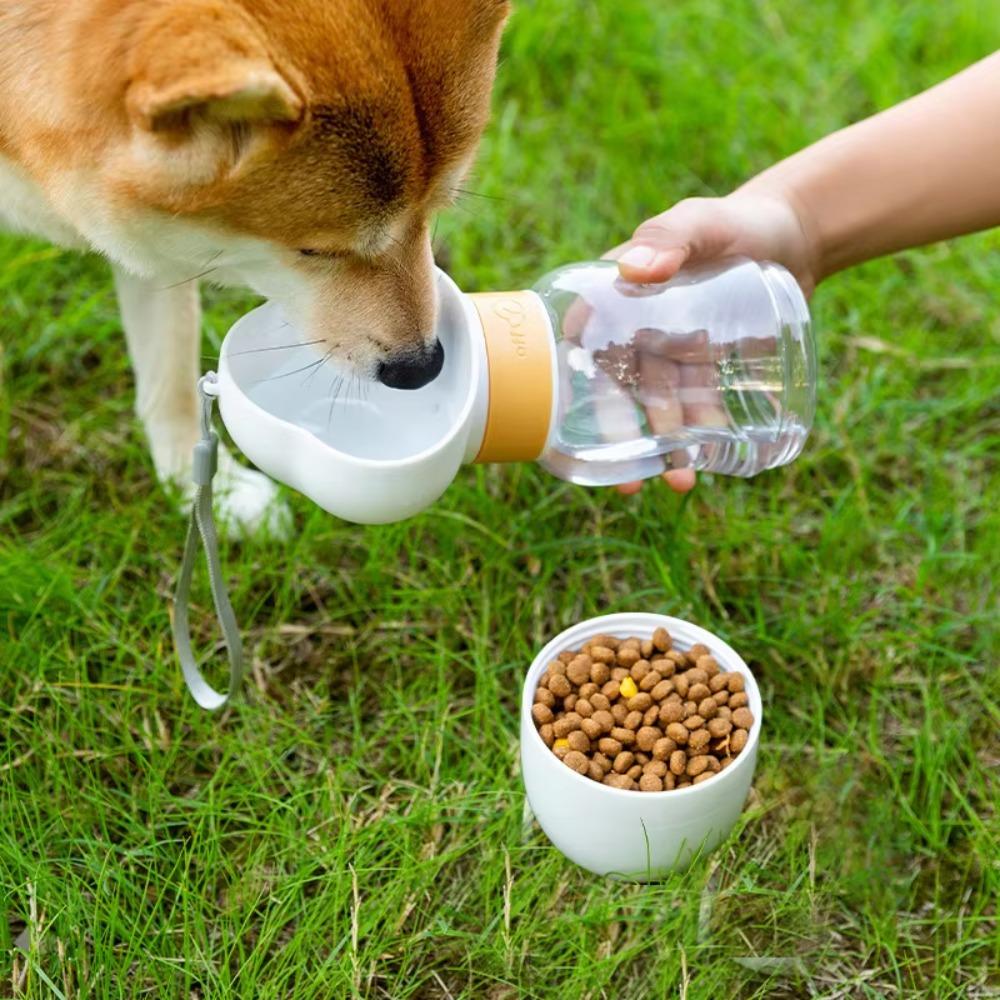 Plastic Dog Water Dispenser Cloud Shape Pet Snack Dispenser Pet Feeder  Walking The Dog