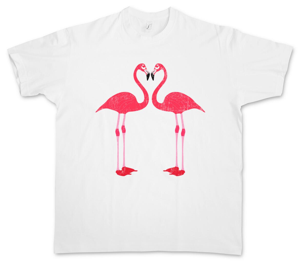 FLAMINGO I T-SHIRT Love Princess Flamingos Wildlife Fairies Pink Rose- XXL