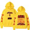 Japanese Science Fiction Cartoon Movie Anime Akira Shotaro Kaneda Graphic Hoodie Men Women Hip Hop Vintage Oversized Sweatshirt