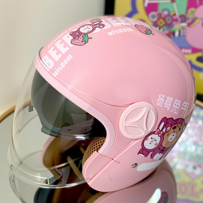 Universal Electric Bike Half Helmet Warm Men Women 4 Motorcycle Safety