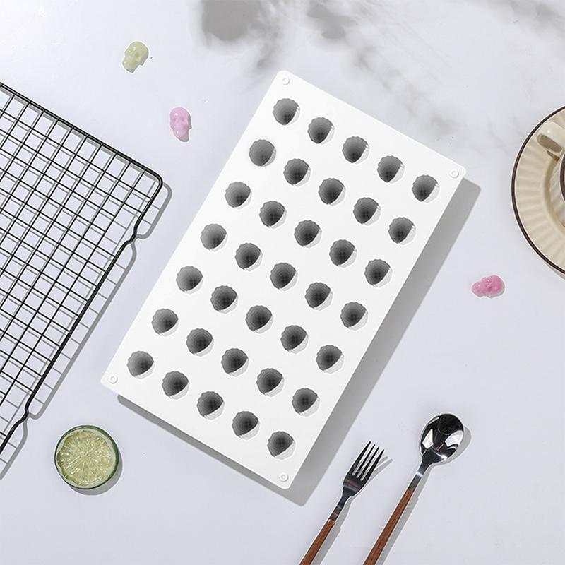 3D Raspberry Fruit Ice Cream Silicone Mold Diy Pudding Chocolate Mousse Mould Dessert Cake Decoration Tool Pastry Baking Pan