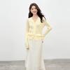Women's Ribbed V-Neck Knit Cardigan