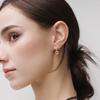 Silver One-Touch Earrings Floret RA26B36J