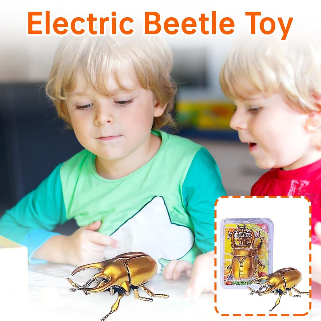 Clockwork Mechanical Beetle Model - Realistic Crawling Toy, Colorful Motorized Insect, Fun Prank Props, Creative Toys For Children