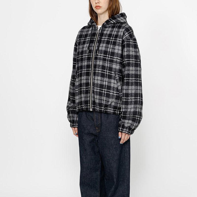 Stussy Giacca da lavoro a quadri in lana 115811-stussy