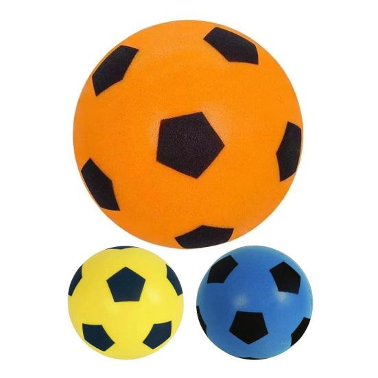 Soft Indoor Soccer Ball for Kids Size 3/4/5 Sponge Foam Silent Football for Dribbling Training And Playing In The House Soccer Gifts for Boys Girls